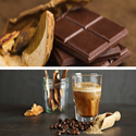 collage of mushroom edible products